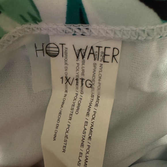 Hot Water Tropical Midrise Swim Bottoms Size 1X - Picture 3 of 8